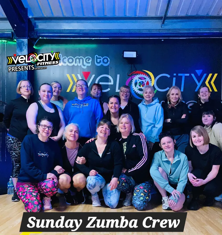 Sunday Zumba crew at Velocity Fitness Gym, Sandown